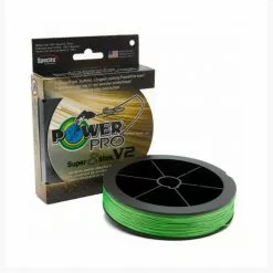 Freshwater Power Pro Super 8 Slick V2 Hi-Vis Aqua Green 300 Yards