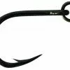 Mustad Hoodlum 5X Strong Live Bait Hook W/ Action Ring - Black Nickel Hooks