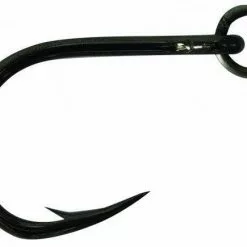 Mustad Hoodlum 5X Strong Live Bait Hook W/ Action Ring - Black Nickel Hooks
