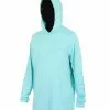 Aftco Samurai Sun Protection Hoodie - Bahama Heather 1 Aftco Samurai Sun Protection Hoodie - Bahama Heather