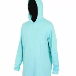 Aftco Samurai Sun Protection Hoodie - Bahama Heather