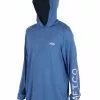 Aftco Samurai Sun Protection Hoodie - Nautical Blue Heather 1 Aftco Samurai Sun Protection Hoodie - Nautical Blue Heather
