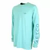 Aftco Samurai LS Sun Protection Shirt - Bahama Heather 2 Aftco Samurai LS Sun Protection Shirt - Bahama Heather