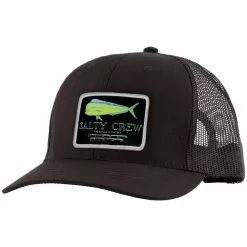 Salty Crew Mahi Mount Retro Trucker Hat - Black