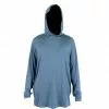 Aftco Samurai Sun Protection Hoodie Shirt - Space Blue Heather 2 Aftco Samurai Sun Protection Hoodie Shirt - Space Blue Heather