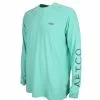 Aftco Samurai LS Sun Protection Shirt - Opal
