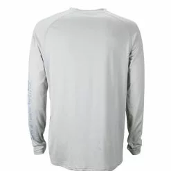 Aftco Samurai LS Sun Protection Shirt - Silver Heather