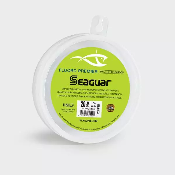Freshwater Seaguar Premier 100% Fluorocarbon 50 Yards Leader Line 3 Freshwater Seaguar Premier 100% Fluorocarbon 50 Yards Leader Line