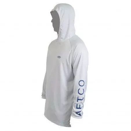 Aftco Samurai Sun Protection Hoodie - White 3 Aftco Samurai Sun Protection Hoodie - White