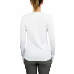 Aftco Women's Samurai LS Sun Protection Shirt White