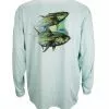 Aftco Wingman LS Performance Shirt - Mist