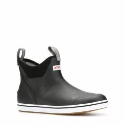 Xtratuf Boots Xtratuf 22736 6" Ankle Deck Boots Black Footwear