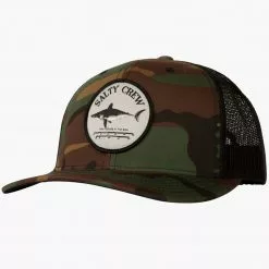 Salty Crew Bruce Retro Trucker Hat - Camo
