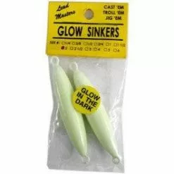 Weights Lead Masters Glow Torpedo Sinkers