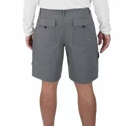 Aftco Stealth Fishing Shorts Charcoal