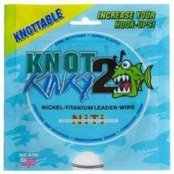 Aquateko Wire Leader Knot 2 Kinky Nickel Titanium Knottable Leader Wire