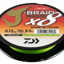 Daiwa Dawia J-Braid X8 Grand Braided Line 150 Yds