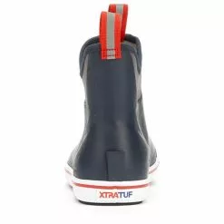 Xtratuf Boots Xtratuf 22733 6" Ankle Deck Boot Navy Red 8 Xtratuf Boots Xtratuf 22733 6