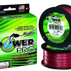Power Pro Spectra Braided Line Vermillion Red 300 Yards