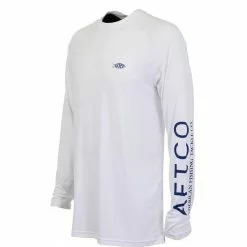 Aftco Samurai L/S Sun Protection Shirt - White