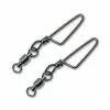 Spro Ball Bearing Swivel With 2 Rings & Coast Lost Snap